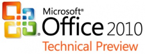 Microsoft Office 2010 Technical Preview Logo